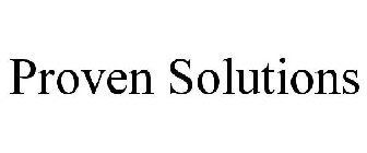 PROVEN SOLUTIONS