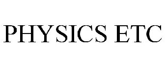 PHYSICS ETC