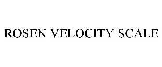 ROSEN VELOCITY SCALE