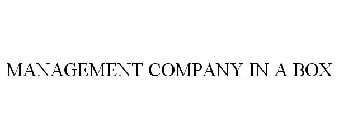 MANAGEMENT COMPANY IN A BOX