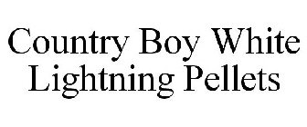 COUNTRY BOY WHITE LIGHTNING PELLETS