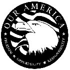 OUR AMERICA FREEDOM OPPORTUNITY RESPONSIBILITY