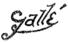 GALLÉ