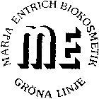 ME MARJA ENTRICH BIOKOSMETIK GRÖNA LINJE