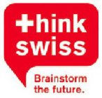 THINK SWISS BRAINSTORM THE FUTURE.