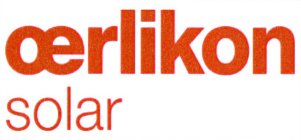 OERLIKON SOLAR