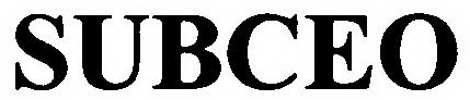 SUBCEO
