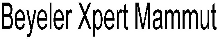 BEYELER XPERT MAMMUT