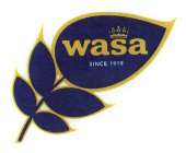 WASA SINCE 1919