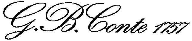 G.B. CONTE 1757