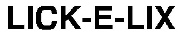 LICK-E-LIX