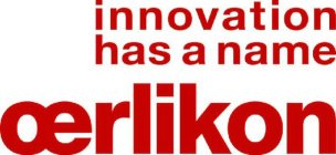 INNOVATION HAS A NAME OERLIKON