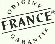 ORIGINE FRANCE GARANTIE