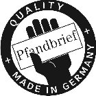 PFANDBRIEF QUALITY MADE IN GERMANY