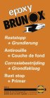 EPOXY BRUNOX ROSTSTOPP + GRUNDIERUNG ANTIROUILLE + COUCHE DE FOND CORROSIEBESTRIJDING + GRONDLAKLAAG RUST STOP + PRIMER