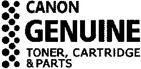 CANON GENUINE TONER, CARTRIDGE & PARTS