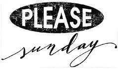 PLEASE SUNDAY