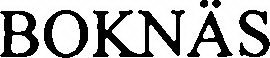 BOKNÄS