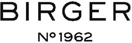 BIRGER N° 1962