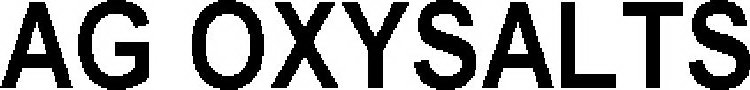 AG OXYSALTS