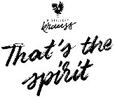 DISTILLERY KRAUSS THAT'S THE SPIRIT