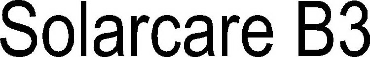 SOLARCARE B3