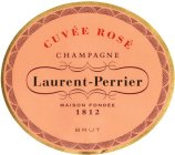 CUVÉE ROSÉ CHAMPAGNE LAURENT-PERRIER MAISON FONDÉE 1812 BRUT