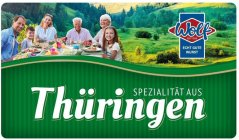 WOLF SEIT 1925 ECHT GUTE WURST SPEZIALITÄT AUS THÜRINGEN