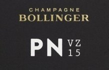 CHAMPAGNE BOLLINGER PN VZ 15