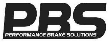 PBS PERFORMANCE BRAKE SOLUTIONS