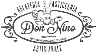 DON NINO  GELATERIA & PASTICCERIA ARTIGIANALE  MASTROIANNI MAESTRO GELATIEREANALE  MASTROIANNI MAESTRO GELATIERE