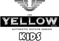 1994 YELLOW AUTHENTIC NATURE DESIGN KIDS