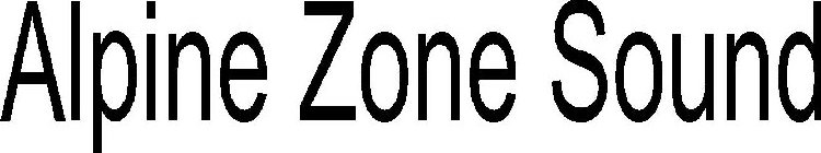 ALPINE ZONE SOUND