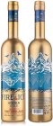 FIRE & ICE VODKA GOLD BOTTLED IN SWITZERLAND FROM ALPINE WATER 40 % ALC./VOL. 700 ML