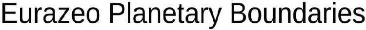 EURAZEO PLANETARY BOUNDARIES