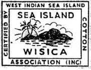 CERTIFIED BY WEST INDIAN SEA ISLAND COTTON ASSOCIATION (INC) SEA ISLAND WISICA