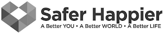 SAFER HAPPIER A BETTER YOU· A BETTER WORLD· A BETTER LIFE