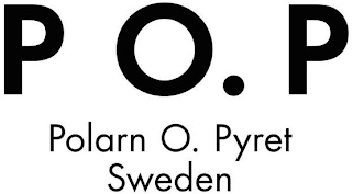 PO.P POLARN O. PYRET SWEDEN