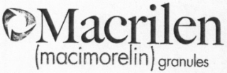 MACRILEN (MACIMORELIN) GRANULES