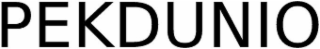 PEKDUNIO