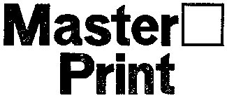 MASTER PRINT