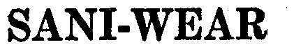 SANI-WEAR