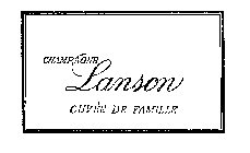 LANSON CUVEE DE FAMILLE