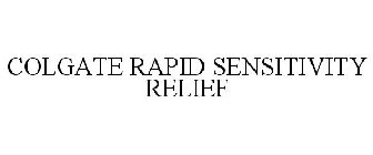 COLGATE RAPID SENSITIVITY RELIEF