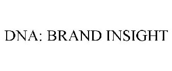 DNA: BRAND INSIGHT