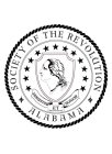 SOCIETY OF THE REVOLUTION ALABAMA HEREDITAS ET HONOR