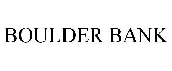 BOULDER BANK