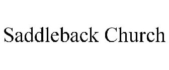 SADDLEBACK CHURCH
