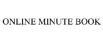 ONLINE MINUTE BOOK