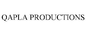 QAPLA PRODUCTIONS